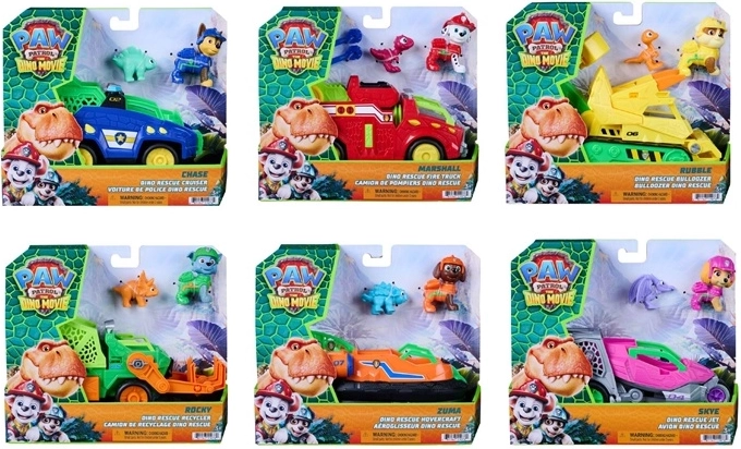PAW Patrol movie dinosaur vehicle, assorted - 1 piece