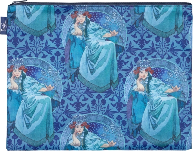 Iconic Art Nouveau motif by Alfons Mucha