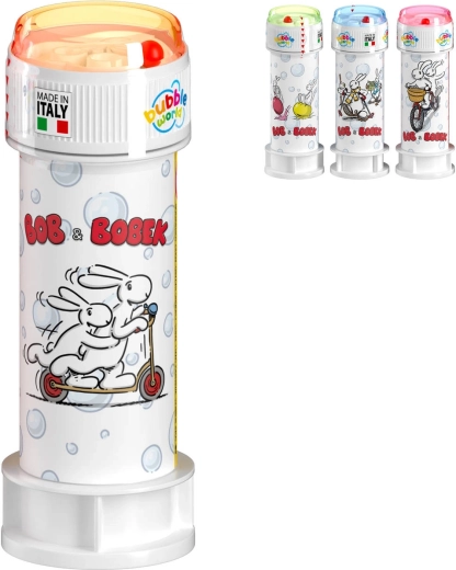 Puhalica za balončiće Bob a Bobek s labirintom u čepu 60 ml - 1 komad