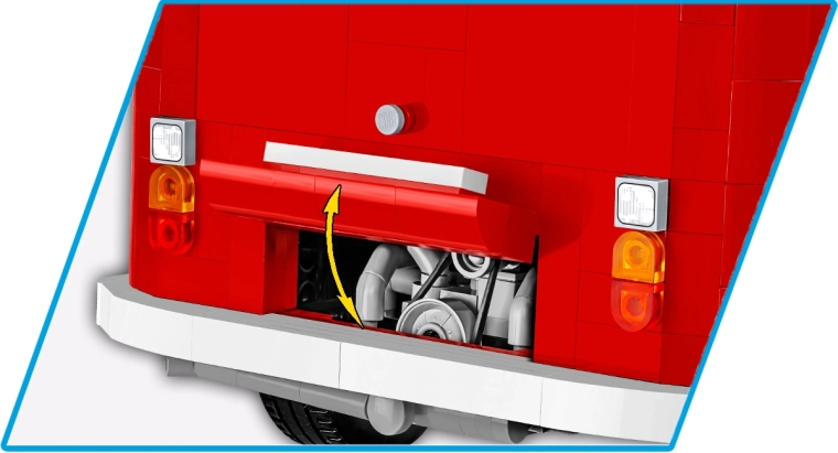 Opening parts and a detailed engine