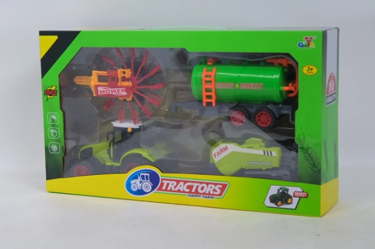 Farmerski set: traktor + 3 stroja