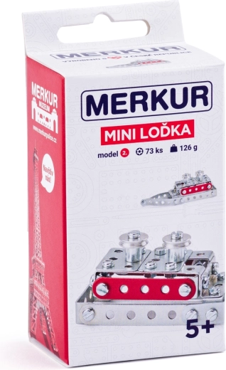 Merkur mini konstrukcijski set brodić