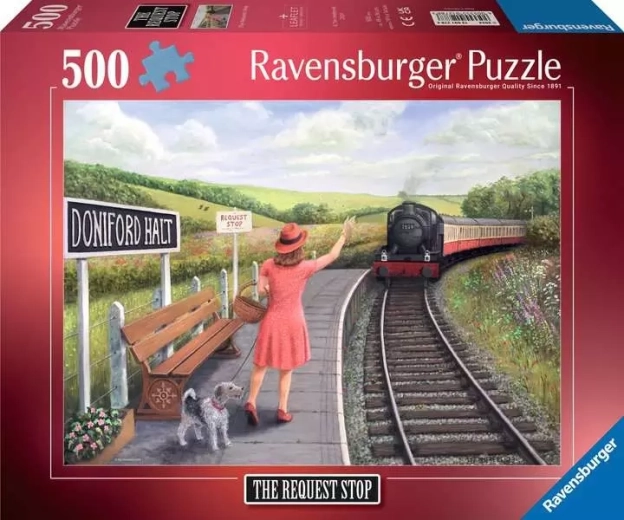 Ravensburger puzzle Stajalište na zahtjev 500 dijelova