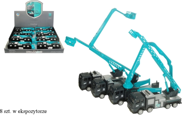 Plastični građevinski kamion s frikcionim pogonom