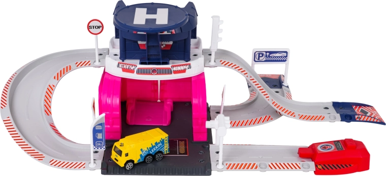 Launcher and helipad for action-packed play