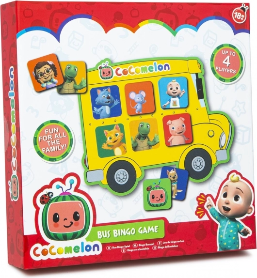 Cocomelon autobusna bingo igra
