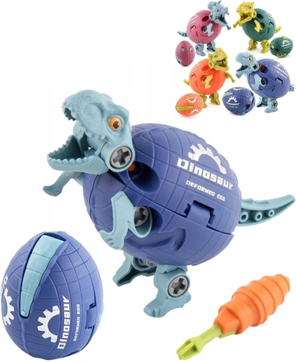 Dinosaurus na vijke u jajetu 2u1 s alatom - 1 komad