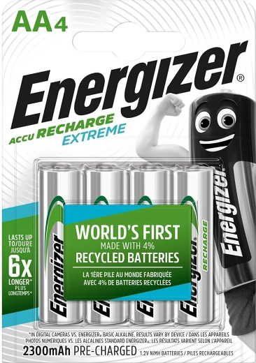 Punjive baterije Energizer Extreme AA 2300 mAh - 4 komada
