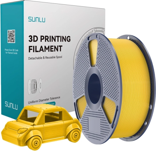 Filament Sunlu PETG jarko žuti