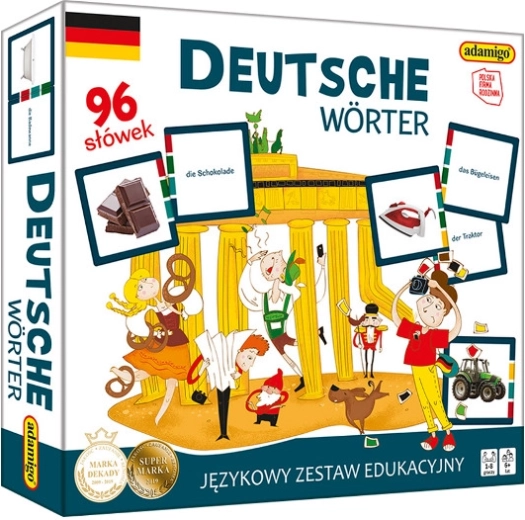 Jezične obrazovne kartice Deutsche Wörter