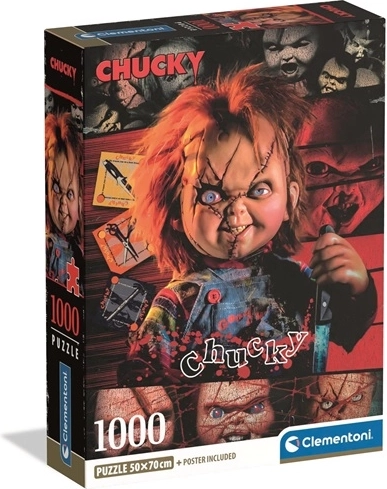 Clementoni puzzle Horror Collection Chucky 1000 dijelova compact