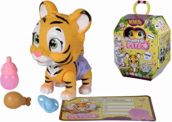 Interaktivna igračka tigar s pelenom Pamper Petz