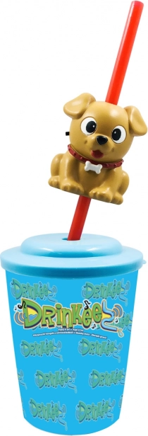 Animal on a decorative straw