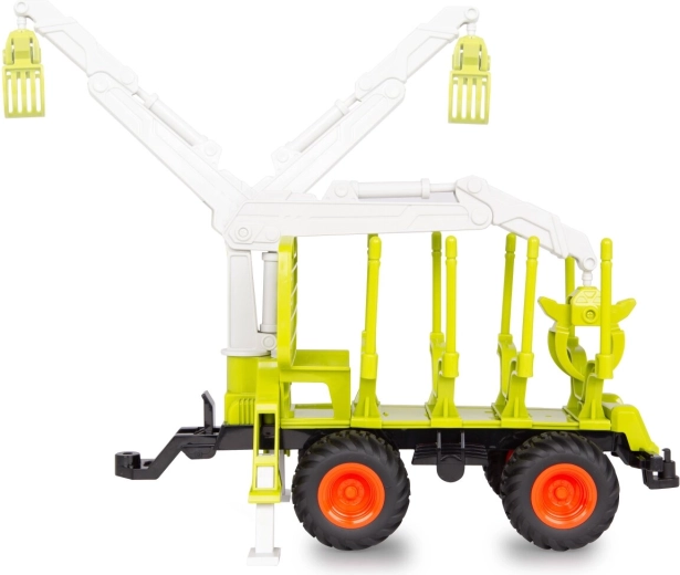Movable grapple and adjustable stakes