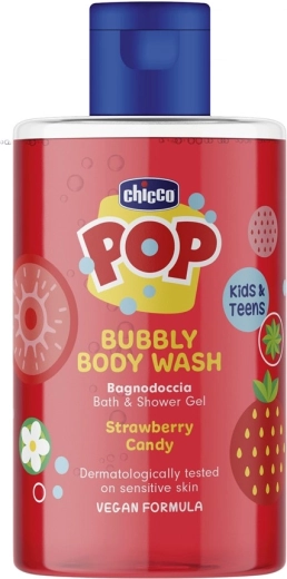 Chicco gel za tuširanje Strawberry Candy POP 300 ml