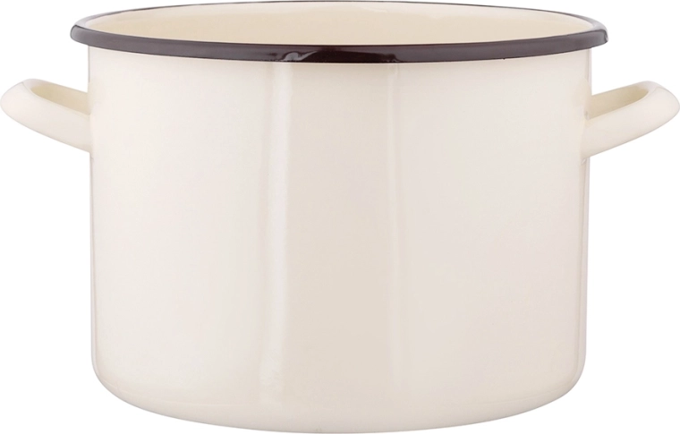 Emajlirani lonac Silesia 7,5 l krem 24 cm