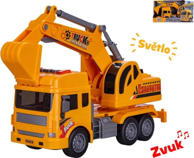 Građevinski bager sa svjetlom i zvukom na zamašnjak 27 cm