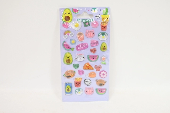 Stnux puffy 3D naljepnice Yummy - 1 komad