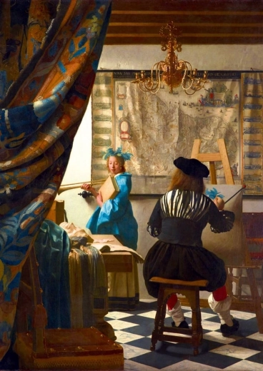 Bluebird puzzle The Art of Painting (Allegory of Painting) 1000 pieces