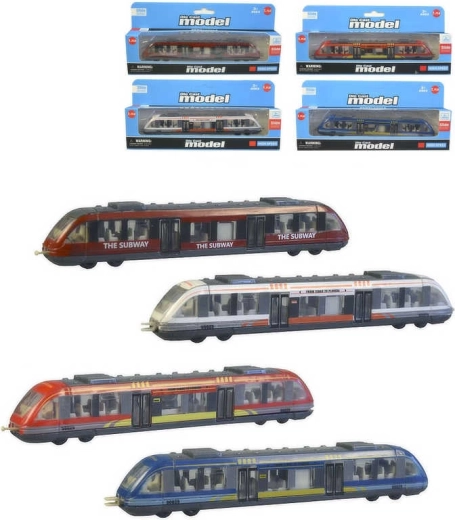 Metalna vlakovna kompozicija metro 17 cm - 1 komad