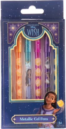 Gel olovke s metalik efektom Disney Wish, 6 kom