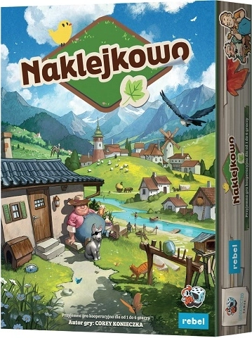 Rebel Naklejkowo: Cozy Stickerville – obiteljska kooperativna igra s naljepnicama