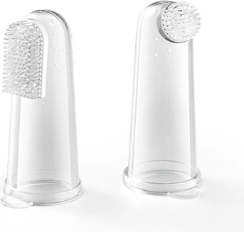 Set silikonskih četkica za prst BABYONO, 2 kom, 0m+