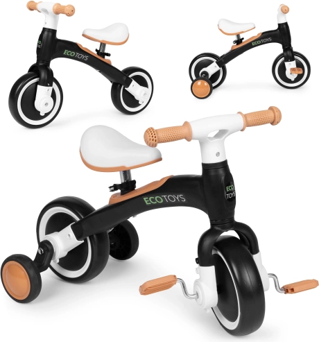 Guralica s pedalima 3u1 crna ECOTOYS