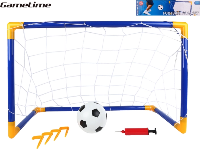 Nogometni gol za djecu GAMETIME 79 × 50 × 43 cm s loptom i pumpicom