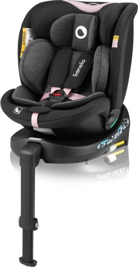Lionelo Navy i-Size rotirajuća autosjedalica 40–150 cm black pink