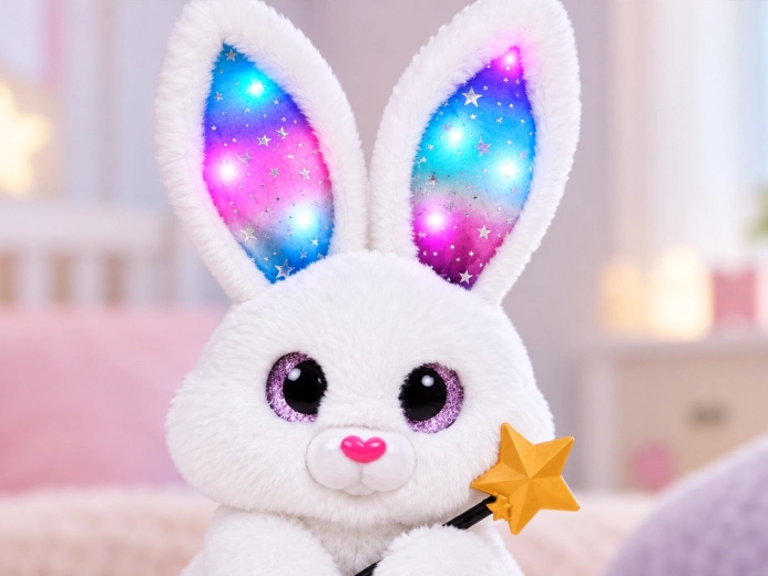 Light-up ears with a colorful effect
