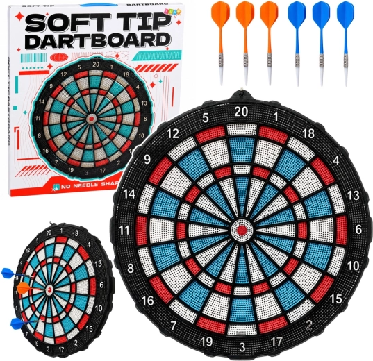 Soft tip pikado meta za strelice 42,5 cm sa setom od 6 strelica