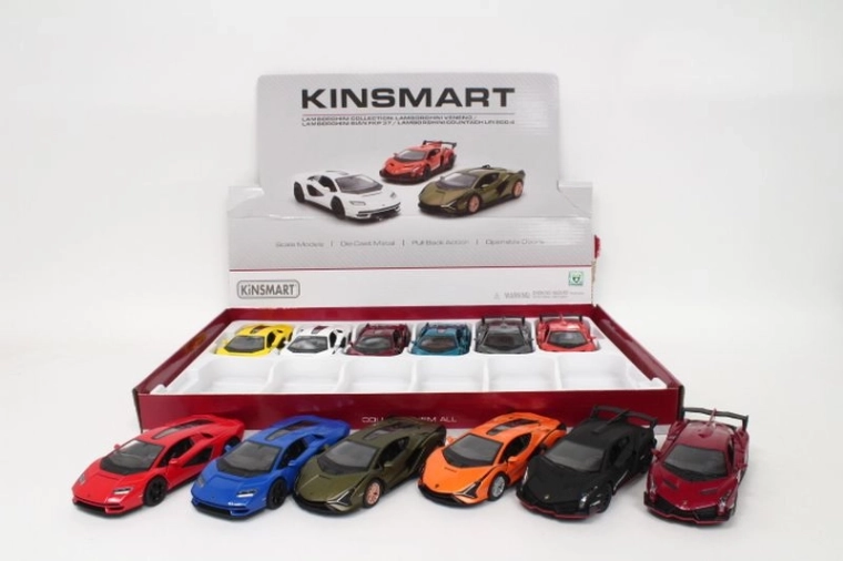 Metalni autić Lamborghini 13 cm s pull-back pogonom