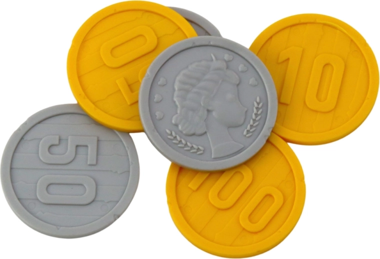 Kovanice i piratski simboli za pustolovne igre