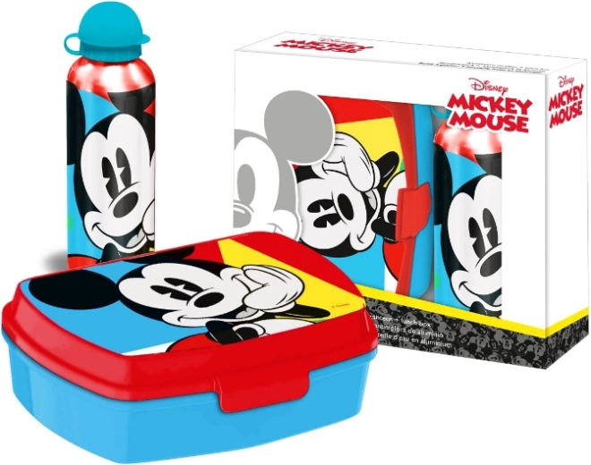 Kutija za užinu i metalna boca MICKEY MOUSE – dječji set
