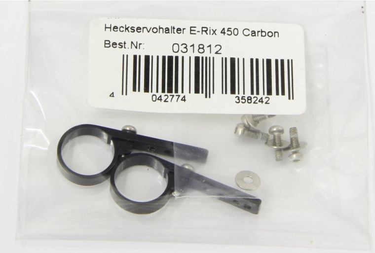 Rear servo holder for E-Rix 450 Carbon JAMARA