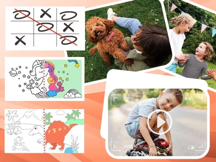 Fotografije, 1080P video i zabavne igre