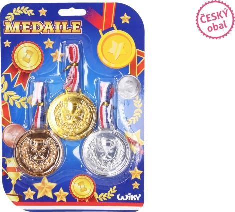 Set medalja 6 cm, 3 kom