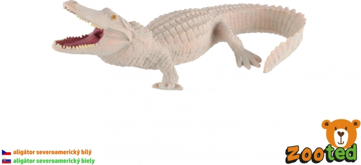 Plastična figurica bijelog aligatora 15 cm