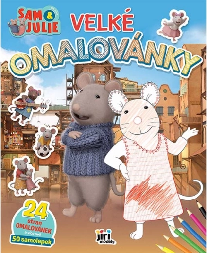 Velike bojanke Kuća miševa Sam & Julie