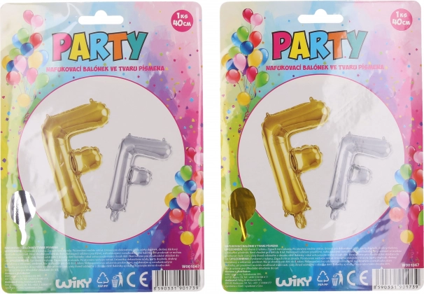 Nafukavajući balon slovo 'F'