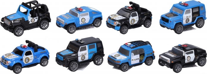 Policijski interventni autić na navijanje 10 cm