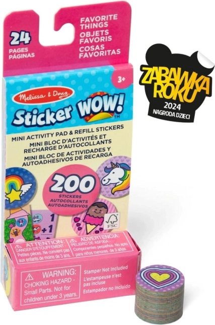 Sticker Wow – uložak i mini knjižica Jednorog