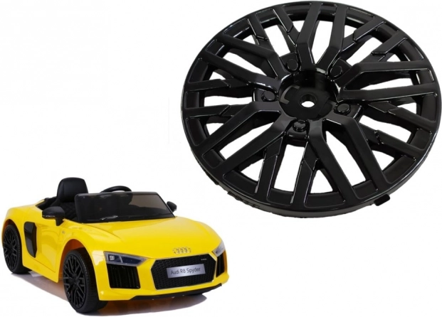 Poklop kotača za električni autić AUDI R8, crni