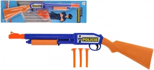 Plastični pištolj na vakumske čašice 48 cm s tri metaka