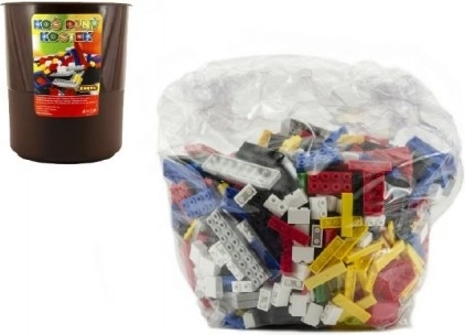 Koš pun kocaka CHEVA – velika set građevne igračke za djecu od 6 godina