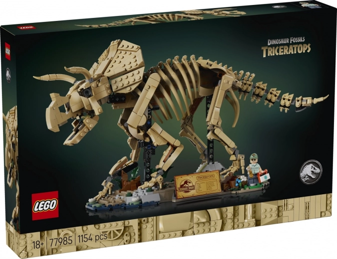 LEGO Jurassic World fosili dinosaura: triceratops