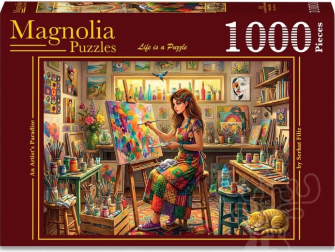 Puzzle Magnolia „Raj umjetnika” 1000 dijelova