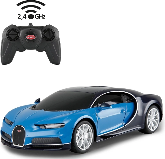 Jamara Bugatti Chiron RC car 1:24 2.4 GHz blue - 1 piece