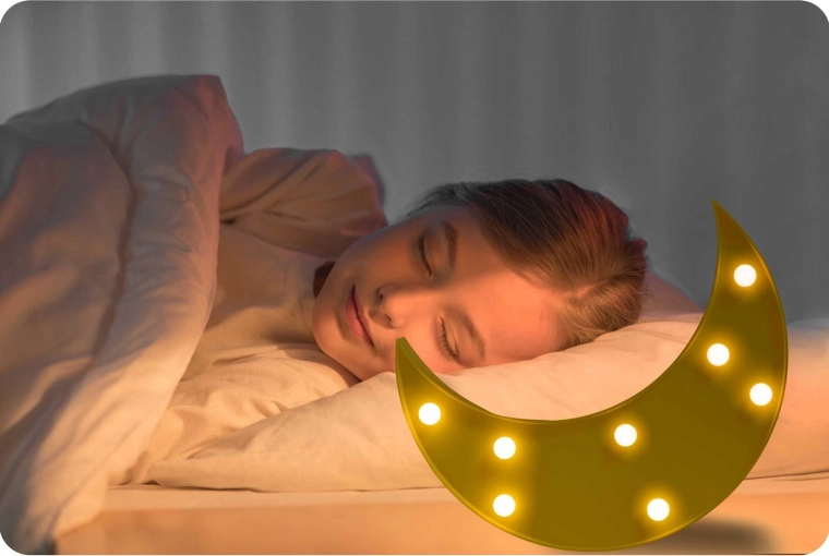 Nježno i umirujuće LED svjetlo za miran san
